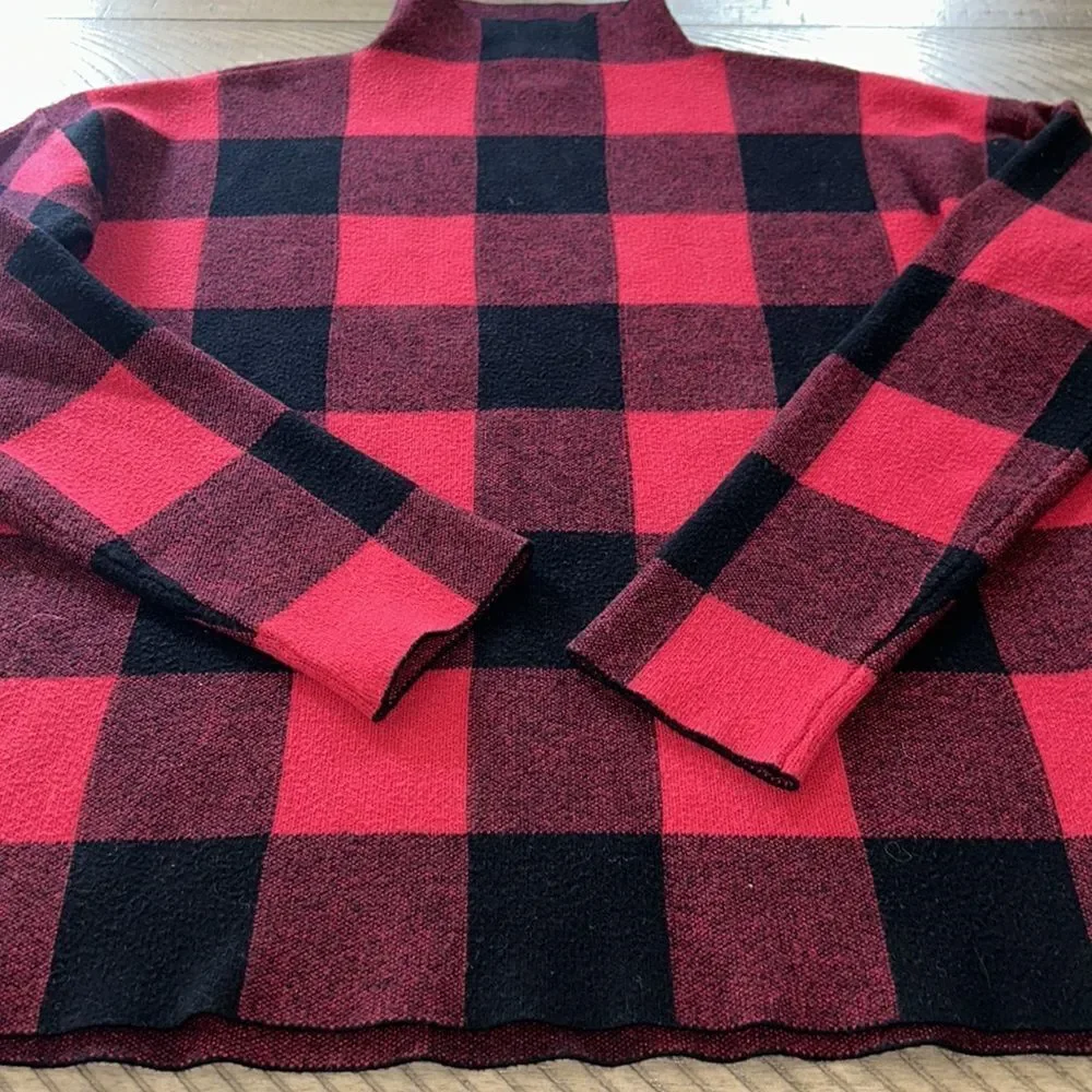 🌴 Tommy Bahama 🇧🇸 Mock 🐢Neck Sweater Buffalo🦬 Scotland🏴󠁧󠁢󠁳󠁣󠁴󠁿 Plaid